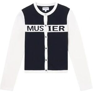 Musier Paris Cardigan Coco Black and White
